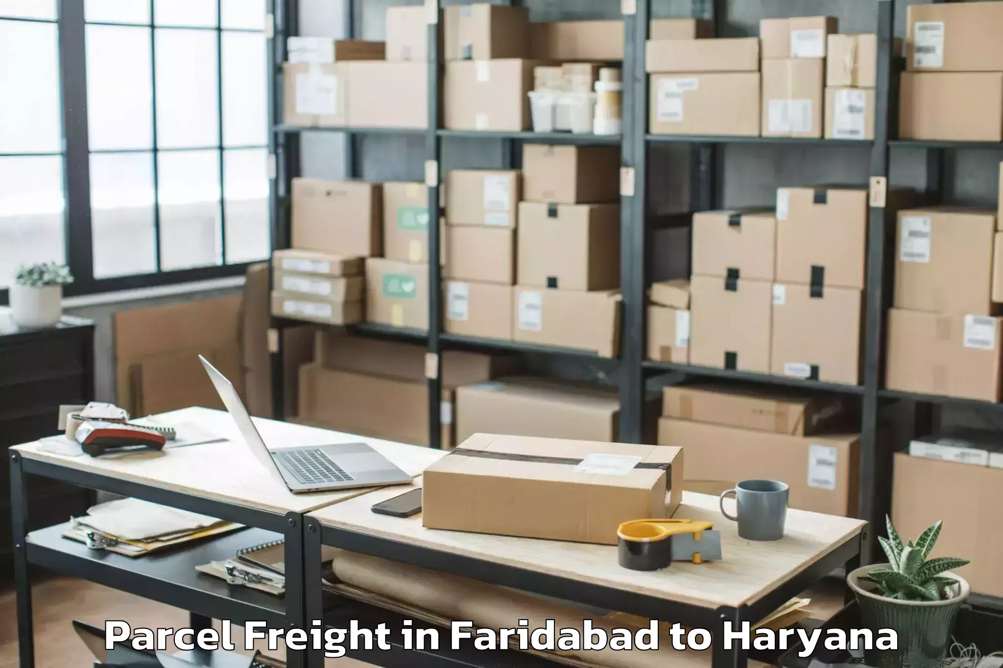 Top Faridabad to Yamunanagar Parcel Freight Available